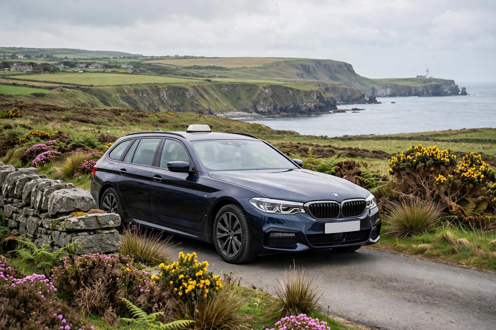 BMW 5 Series Touring estate taxi in Pembrokeshire