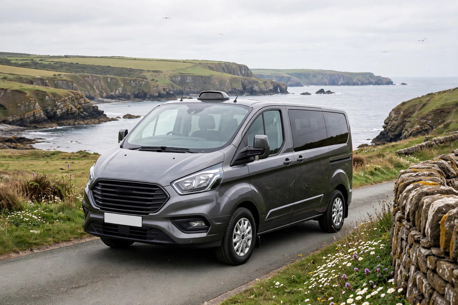 Ford Tourneo Custom minibus taxi in Pembrokeshire