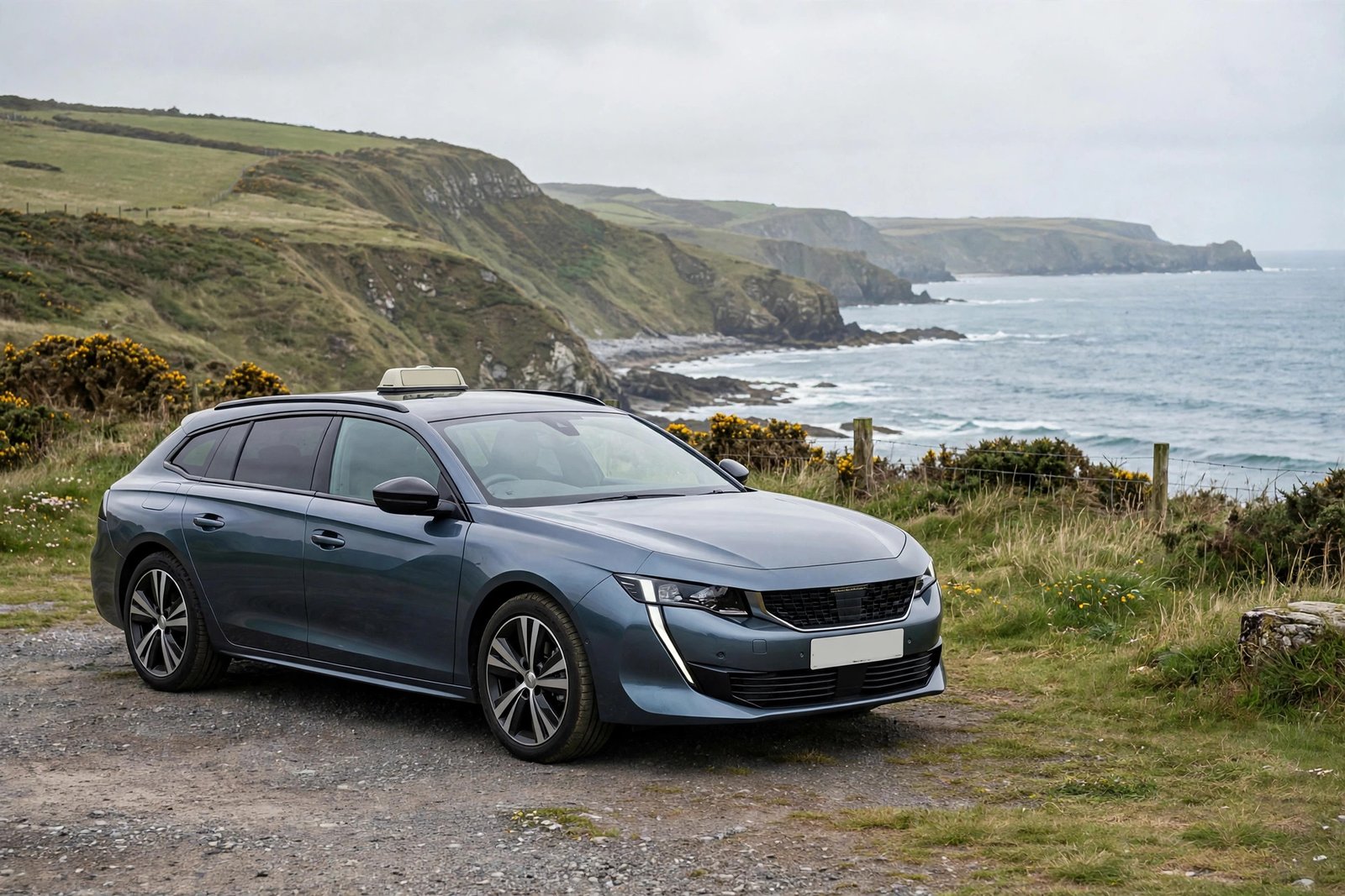 Peugeot 508 SW estate taxi in Pembrokeshire